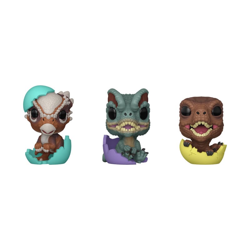 Jurassic Park figurine Pocket POP! Vinyl Easter Egg 3-Pack Dinos 4 cm