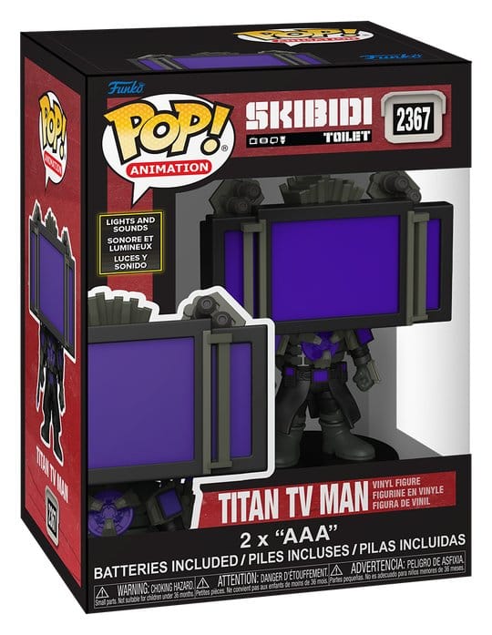 Skibidi Toilet Figurine Super Sized POP! Vinyl Titan TV Man(SFX) 10 cm