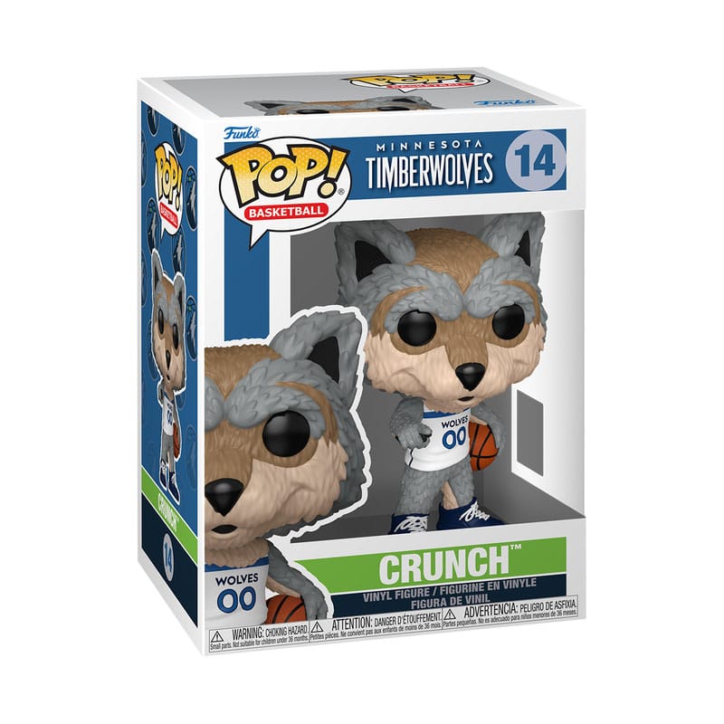 NBA Legends POP! Sports Vinyl Figurine Mascots Wolves- Crunch The Wolf 9 cm
