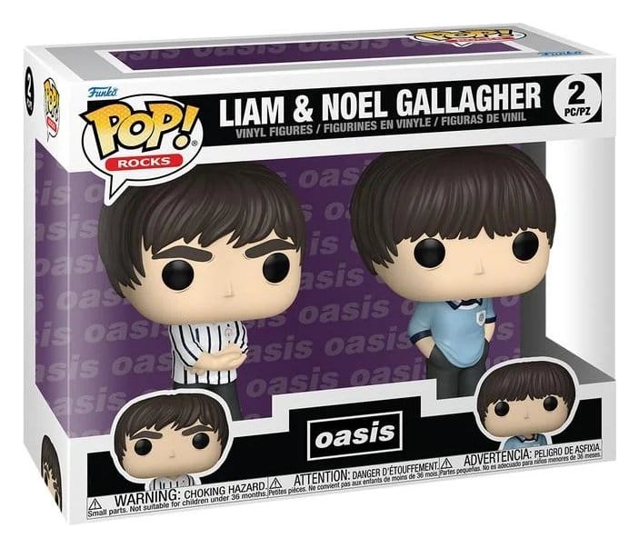 Oasis pack 2 POP! Vinyl figurines Liam & Noel Gallagher 9 cm