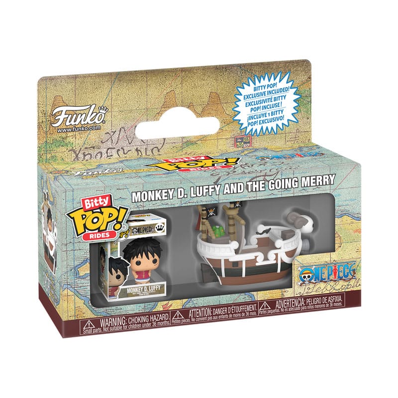 One Piece Bitty POP! Ride Vinyl figurine Going Merry w/Luffy 2,5 cm