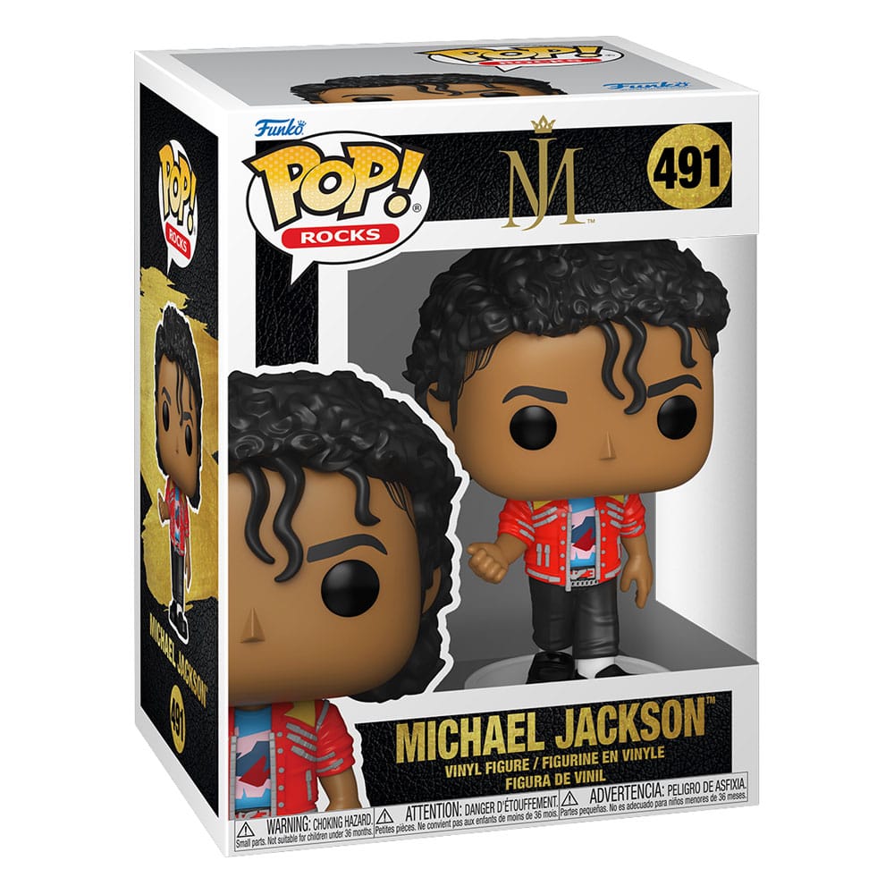 Michael Jackson POP! Rocks Vinyl Figurine Beat It 9 cm