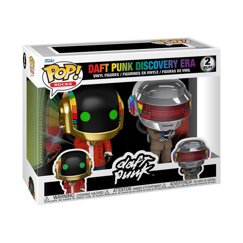 Daft Punk pack 2 POP! Rocks Vinyl figurines Discovery 9 cm