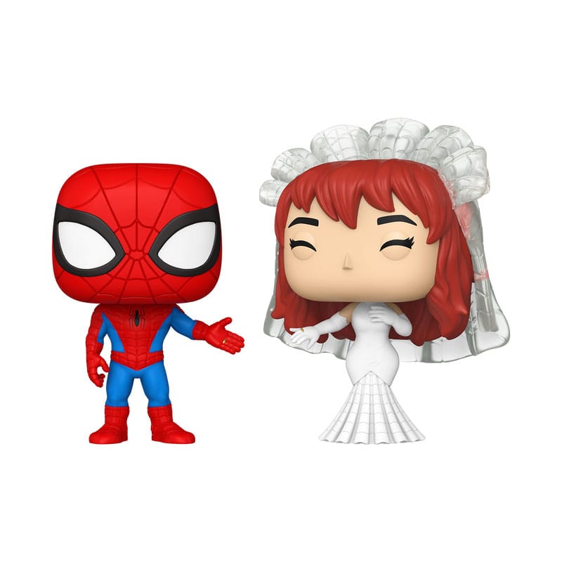 Marvel pack 2 POP! Vinyl figurines Superhero Couples- SM & MJ 9 cm