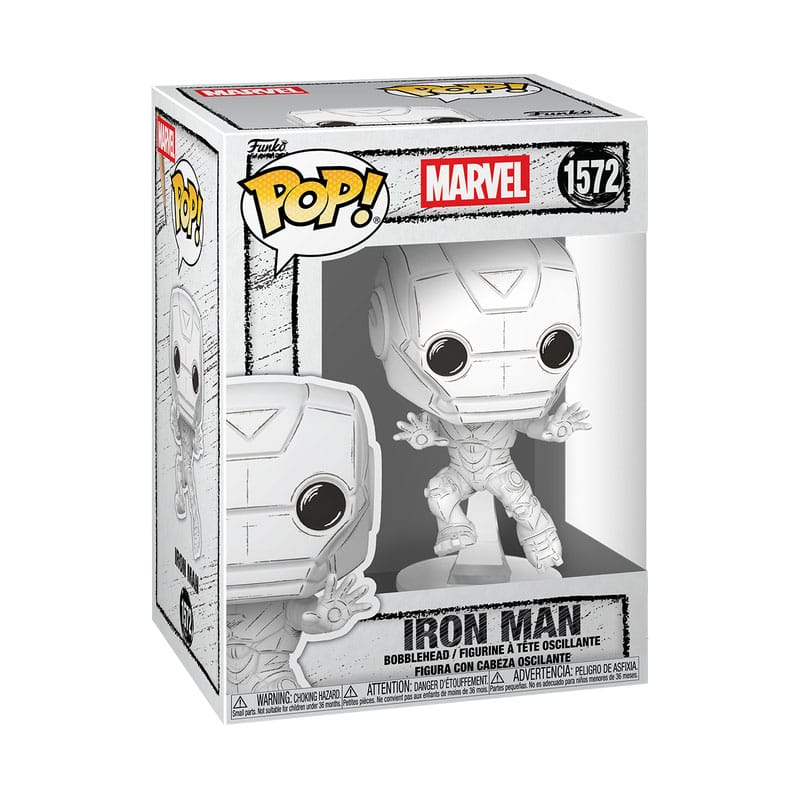 Marvel POP! Vinyl figurine Sketched - Iron Man 9 cm