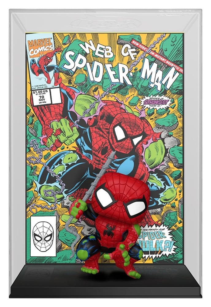 Marvel POP! Comic Covers Vinyl Figurine Web of Spider-Man #70 (Spider-Hulk) 9 cm