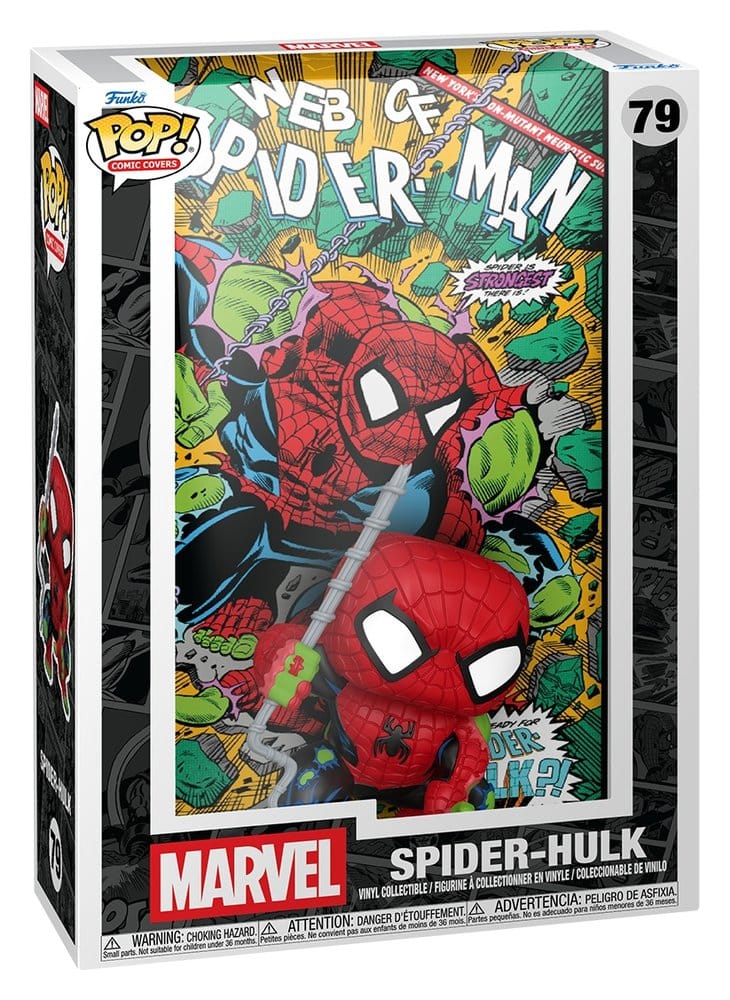 Marvel POP! Comic Covers Vinyl Figurine Web of Spider-Man #70 (Spider-Hulk) 9 cm
