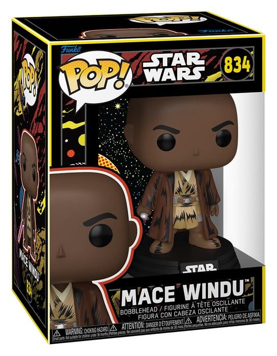 Star Wars: Mandalorian & Grogu POP! Vinyl figurine Mace Windu (Retro) 9 cm