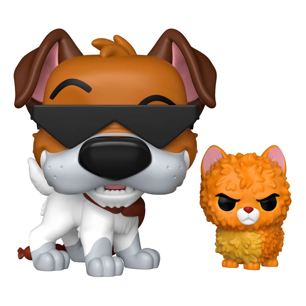 Oliver & Co. assortiment POP!&Buddy Movies Vinyl figurines Dodger w/Oliver w/Chase 9 cm (6)