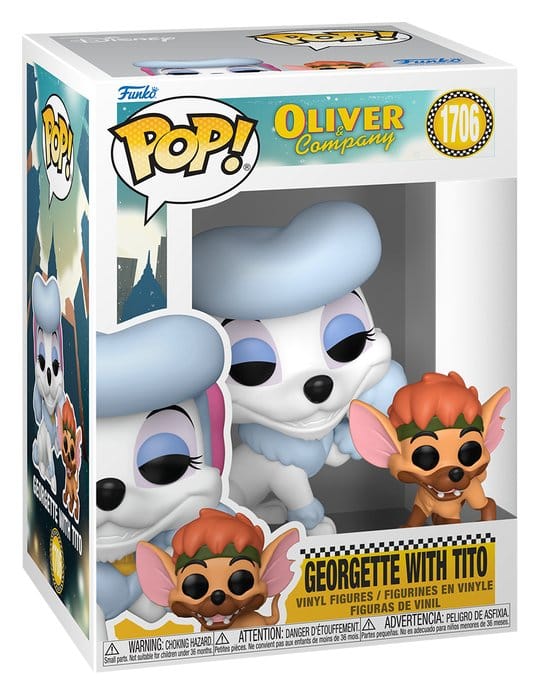 Oliver & Co. Figurine POP&Buddy Vinyl Georgette w/Tito 9 cm