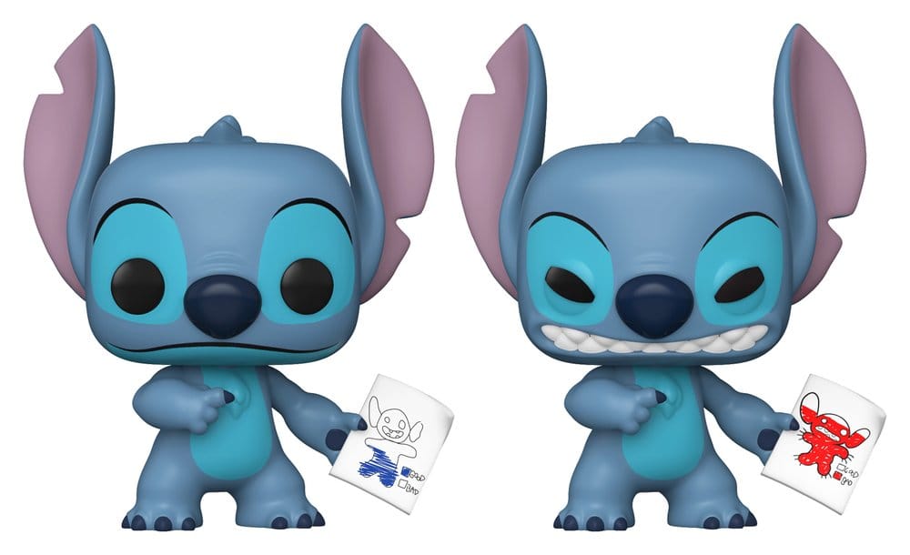 Lilo & Stitch assortiment POP! Vinyl figurine Stitch with Mood Chart w/Chase 9 cm (6)