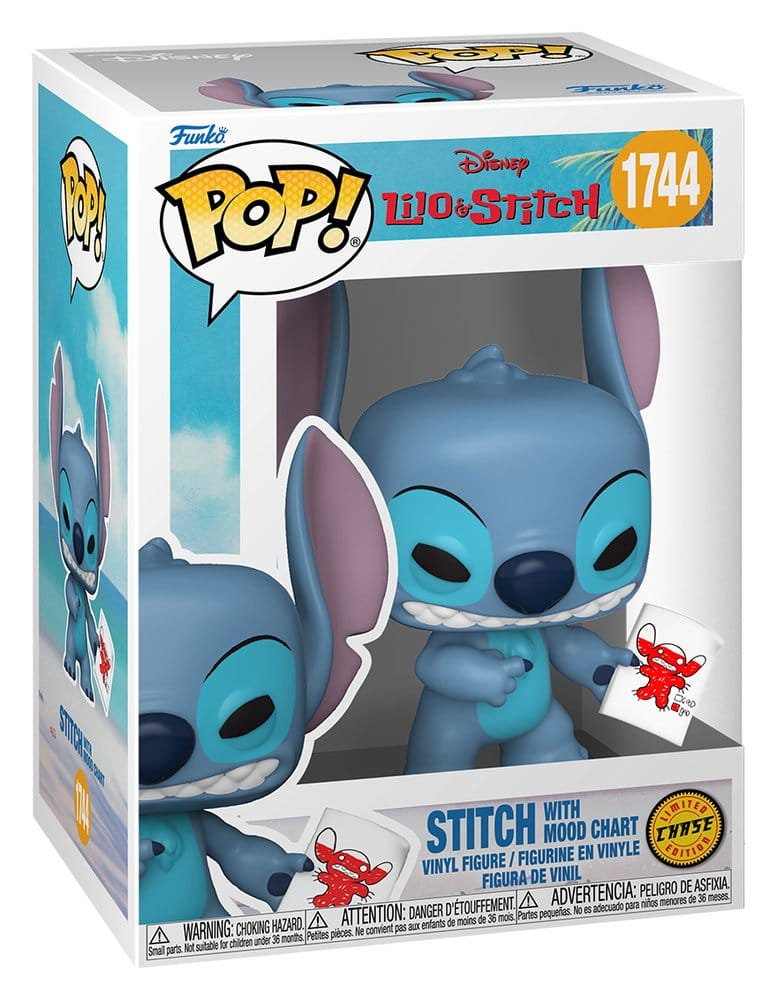 Lilo & Stitch assortiment POP! Vinyl figurine Stitch with Mood Chart w/Chase 9 cm (6)
