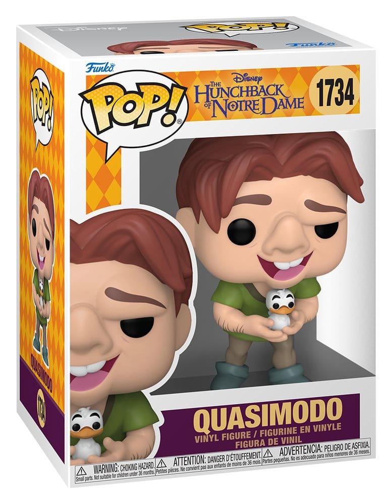 Le Bossu de Notre-Dame POP! Vinyl figurine Quasimodo with Bird 9 cm