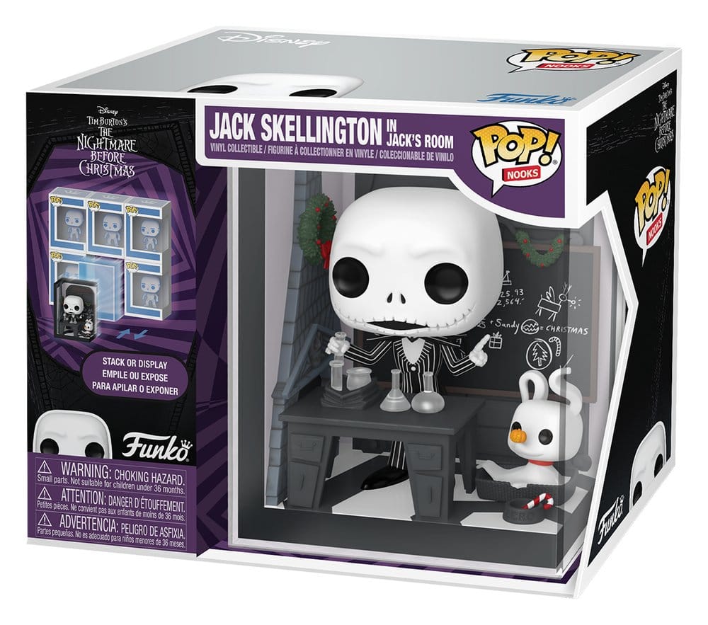 L'Étrange Noël de monsieur Jack POP! Nooks Vinyl figurine Jack Skellington's Room 9 cm