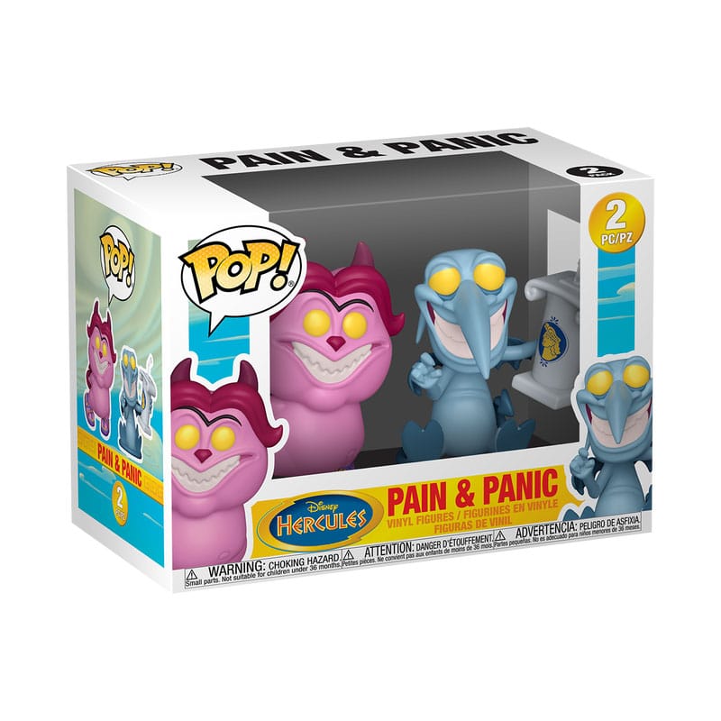 Hercules pack 2 POP! Television Vinyl figurines Panic & Pain 9 cm