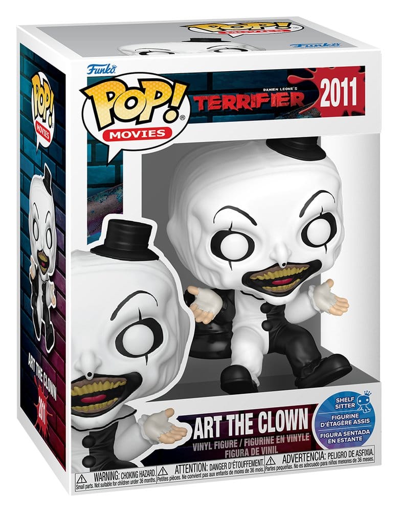 Terrifier POP! Movies Vinyl figurine Art the Clown (Horror Sitters) 9 cm