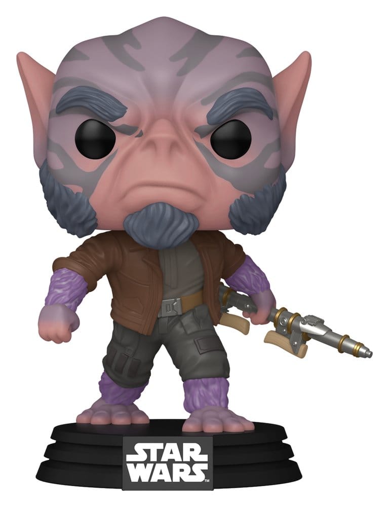 Star Wars: The Mandalorian and Grogu POP! Vinyl figurine Bobble Head Zeb Orrelios  9 cm