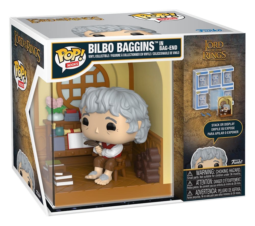 Le Seigneur des Anneaux POP! Nooks Vinyle Diorama Bilbo Baggins