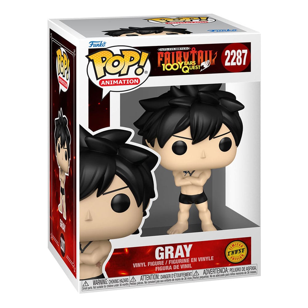 Fairy Tail 100 Year Quest assortiment POP! Animation Vinyl figurines Gray w/Chase 9 cm (6)