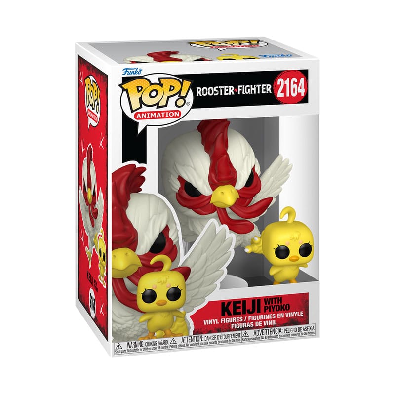 Rooster Fighter POP!&Buddy Vinyl figurine Keiji & Piyoko 9 cm
