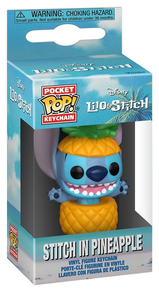 Lilo&Stitch présentoir porte-clés Pocket POP! Stitch in pineapple 4 cm (12)
