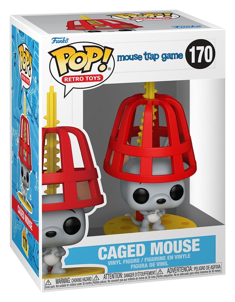 Mouse Trap POP! Games Vinyl Figurine Caged Mouse 9 cm 9 cm