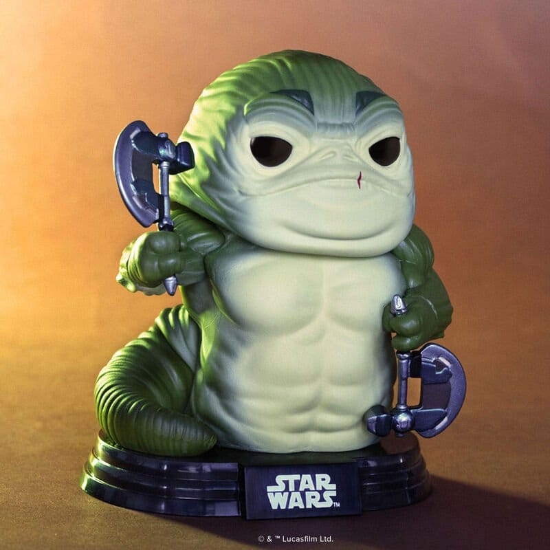 Star Wars: The Mandalorian and Grogu POP! Vinyl figurine Rotta the Hutt (Glow) 9 cm