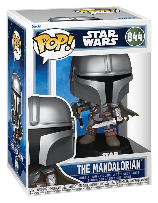 Star Wars: The Mandalorian and Grogu POP! Vinyl figurine The Mandalorian (Dual Wield) 9 cm