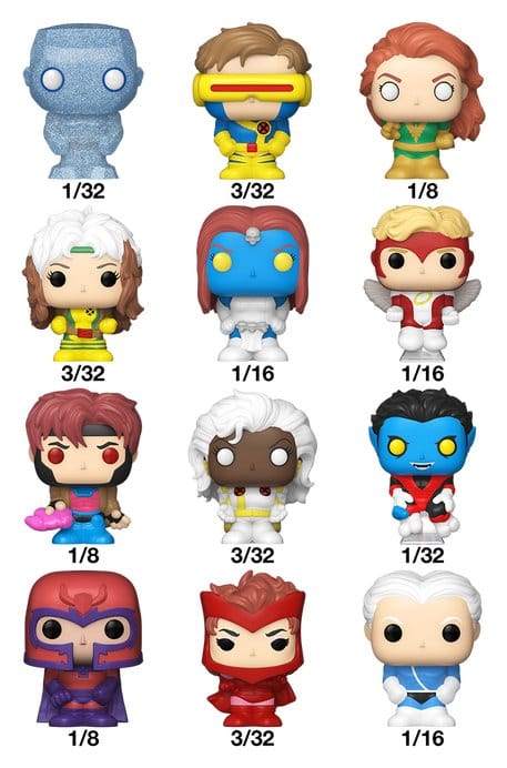 X-Men Display (32) figurines Bitty POP! Single Vinyl PDQ 2,5 cm