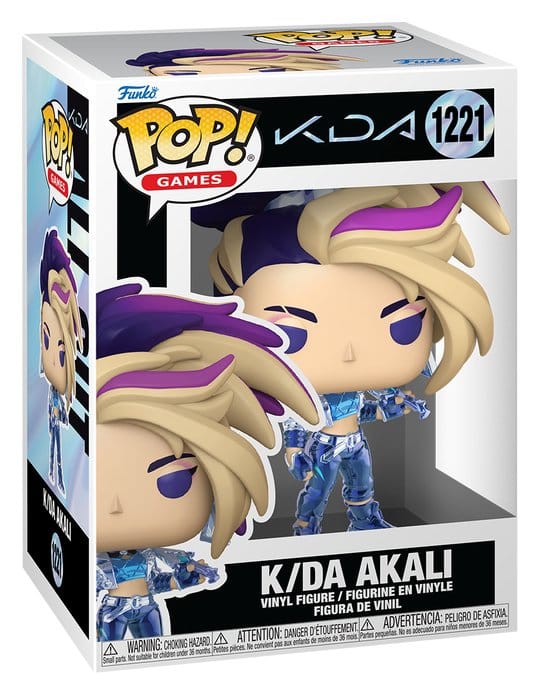 League of Legends POP! Games Vinyl figurine K/DA Akali 9 cm