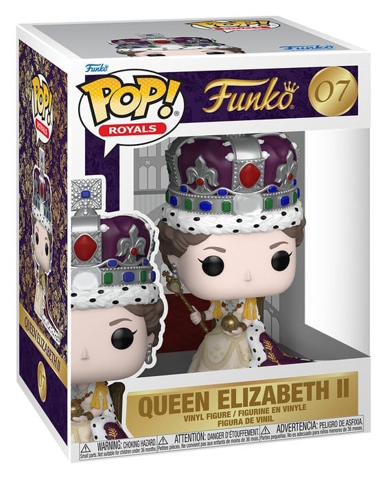 Queen Elizabeth II POP! Premium Vinyl figurine 100th- Queen Elizabeth II (Coronation) 9 cm