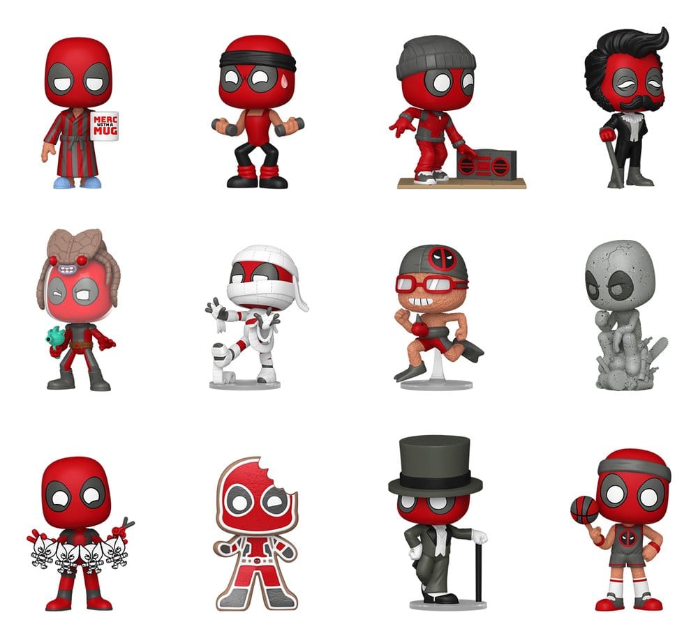 Marvel Comics présentoir Mystery Minis figurines Deadpool Series 5 5 cm (12)
