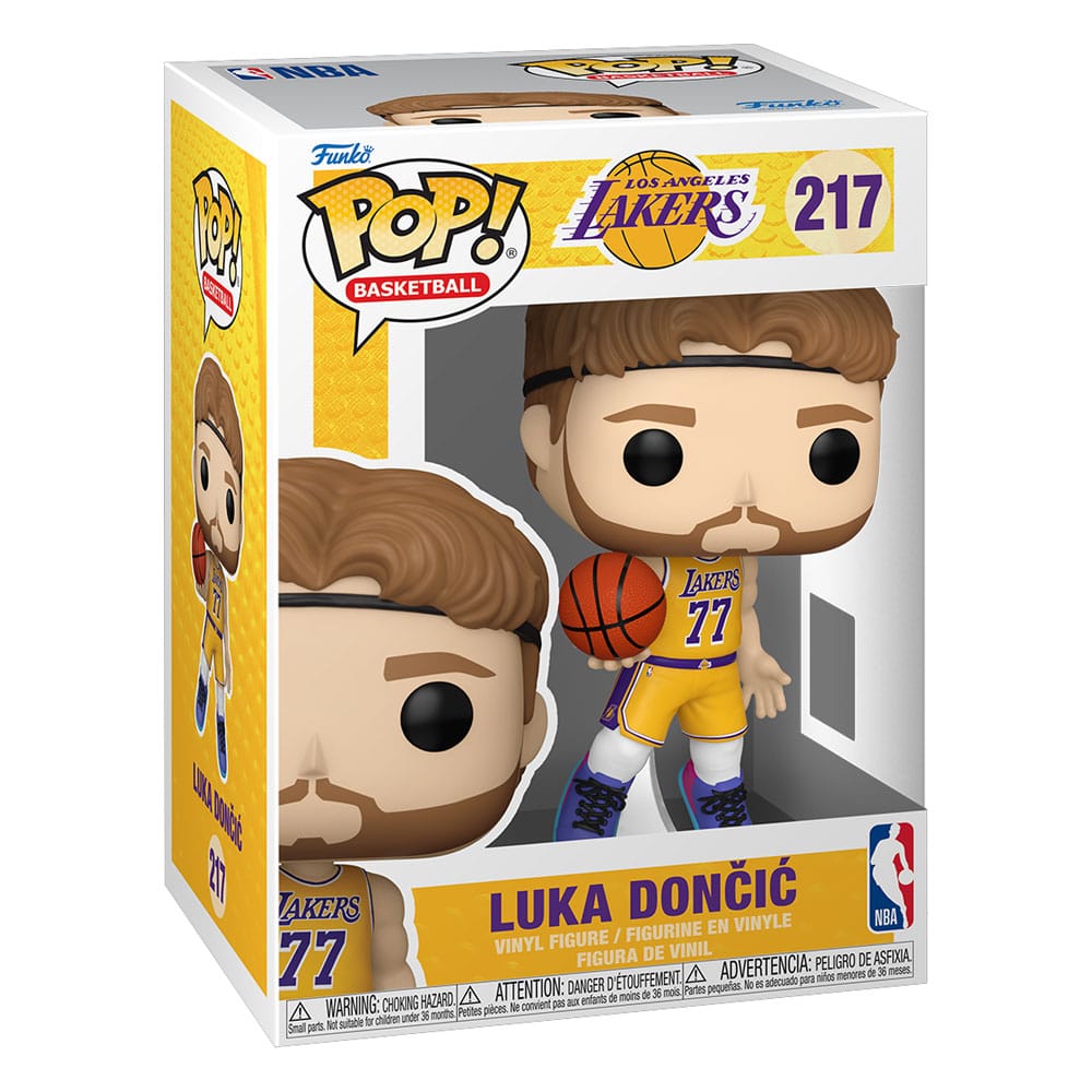 NBA POP! Basketball Vinyl Figurine Los Angeles Lakers: Luka Doncic (2025 Icon Edition Uniform) 9 cm