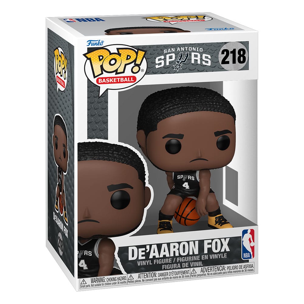 NBA POP! Basketball Vinyl Figurine San Antonio Spurs: De'Aaron Fox (2025 Icon Edition Uniform) 9 cm