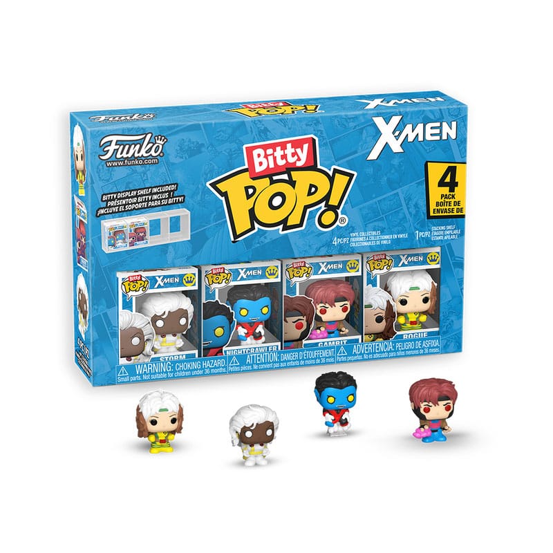 X-Men pack 4 figurines Bitty POP! Vinyl Gambit 2,5 cm