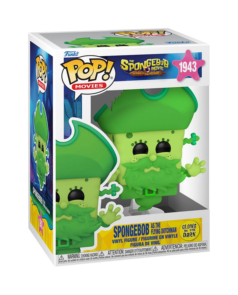 SpongeBob SquarePants POP! Vinyl figurine SpongeBob as the Flying Dutchman (Glow) 9 cm