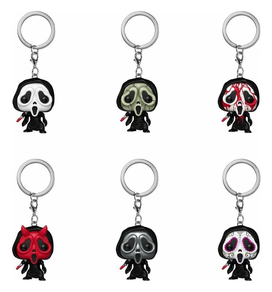 Scream présentoir porte-clés Pocket POP! Ghost Face 4 cm (12)
