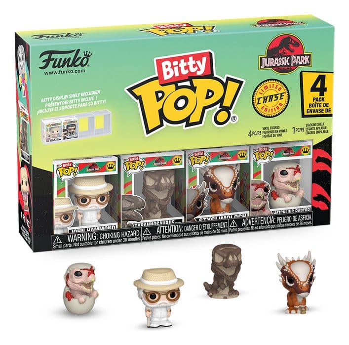 Jurassic Park pack 4 figurines Bitty POP! Vinyl Series 2 2,5 cm