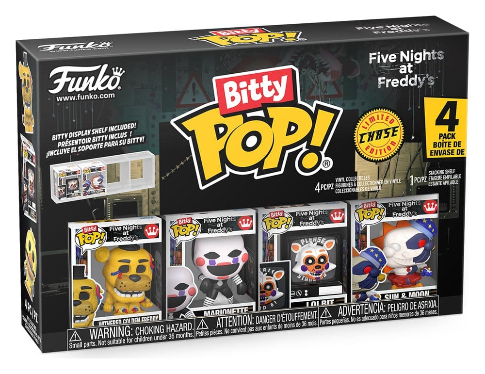 Five Nights at Freddy's pack 4 figurines Bitty POP! Vinyl Series 5 2,5 cm