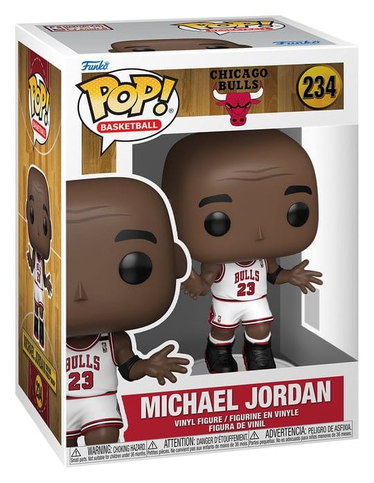 NBA POP! Sports Vinyl Figurine Bulls- Michael Jordan (Shrug) 9 cm