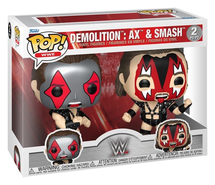 WWE POP! Vinyl figurines Ax & Smash 9 cm