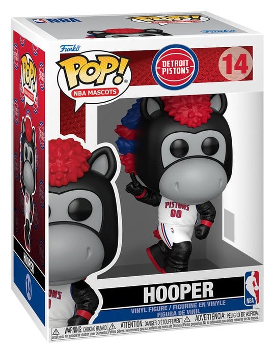 NBA POP! Basketball Vinyl figurine Mascots: Pistons- Hooper 9 cm