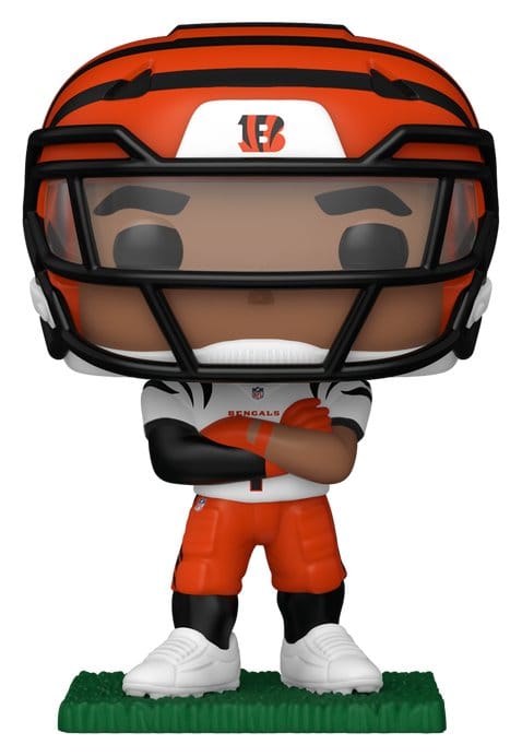 NFL POP! Vinyl figurine : Bengals- Ja'Marr Chase (clear visor) 9 cm