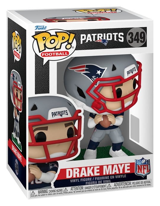 NFL POP! Vinyl figurine Drake Maye 9 cm