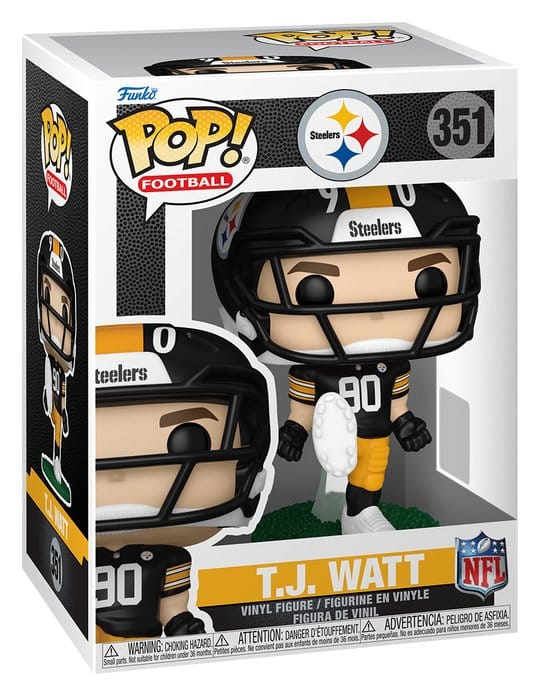 NFL POP! Vinyl figurine : Steelers- T.J. Watt 9 cm