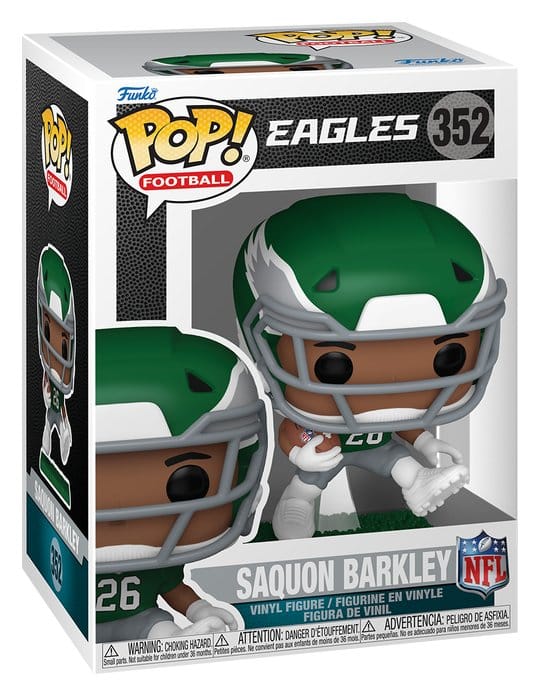 NFL POP! Vinyl figurine : Eagles- Saquon Barkley 9 cm