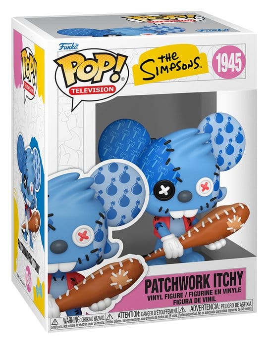 Les Simpson POP! Animation Vinyl figurine Itchy Patchwork 9 cm