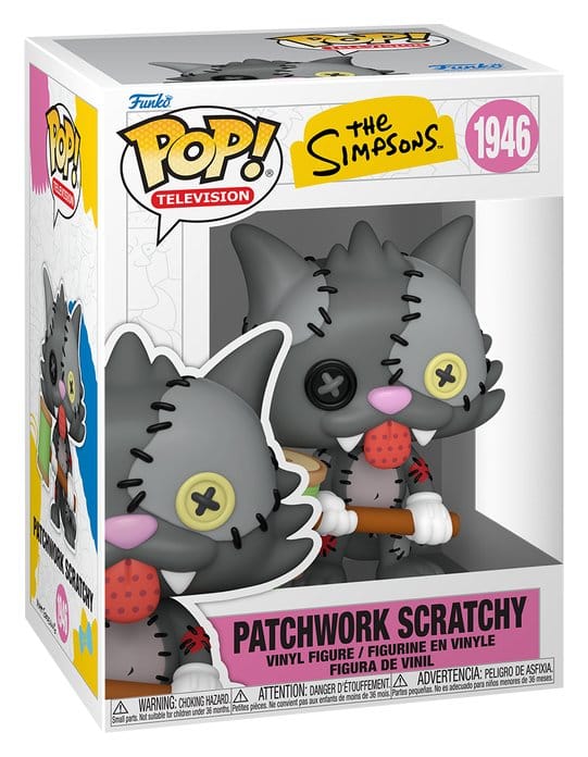 Les Simpson POP! Animation Vinyl figurine Scratchy Patchwork 9 cm