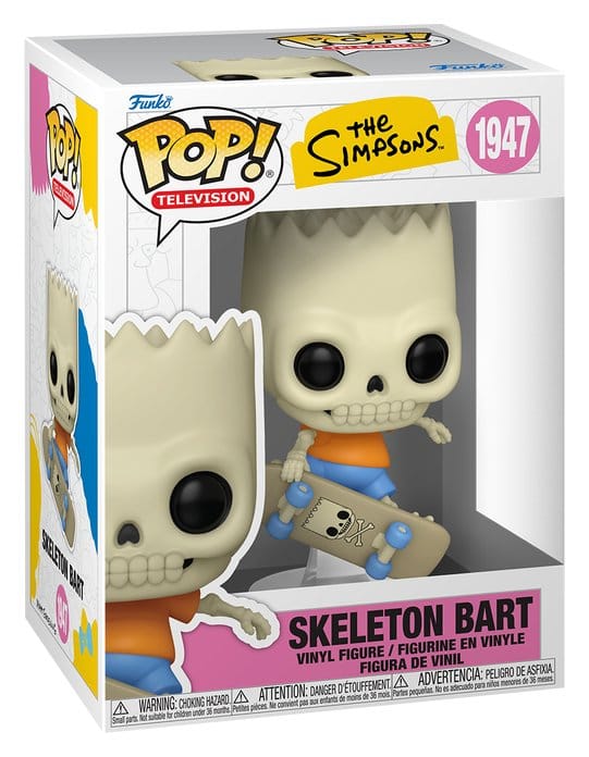 Les Simpson POP! Animation Vinyl figurine Skeleton Bart 9 cm
