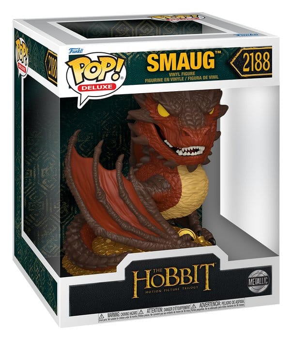Le Hobbit POP! Deluxe Vinyl figurine Smaug (MT) 9 cm